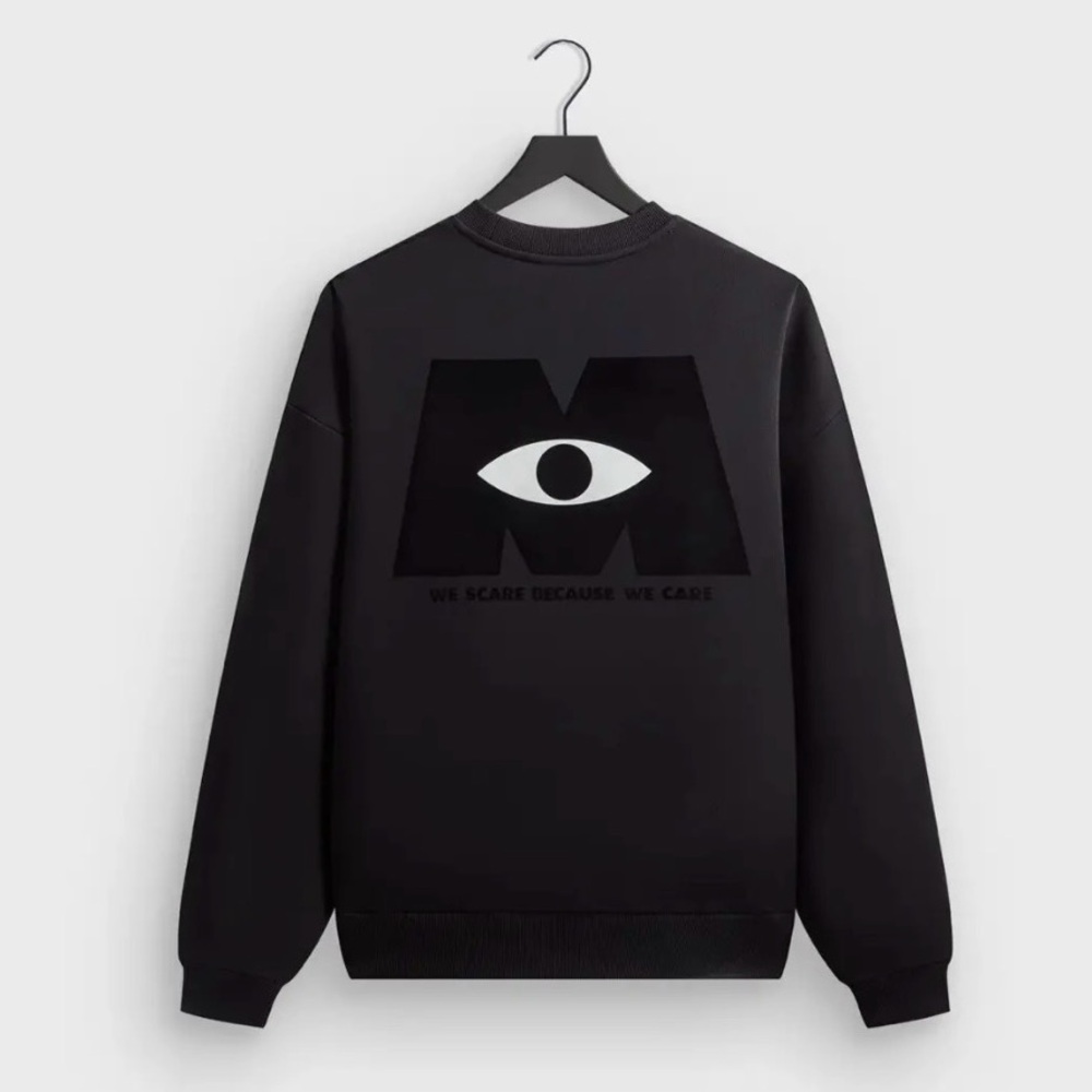Disney Kith for Pixar Scare Nelson Crewneck Black Size L - Picture 2 of 4